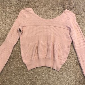 Light pink crop top